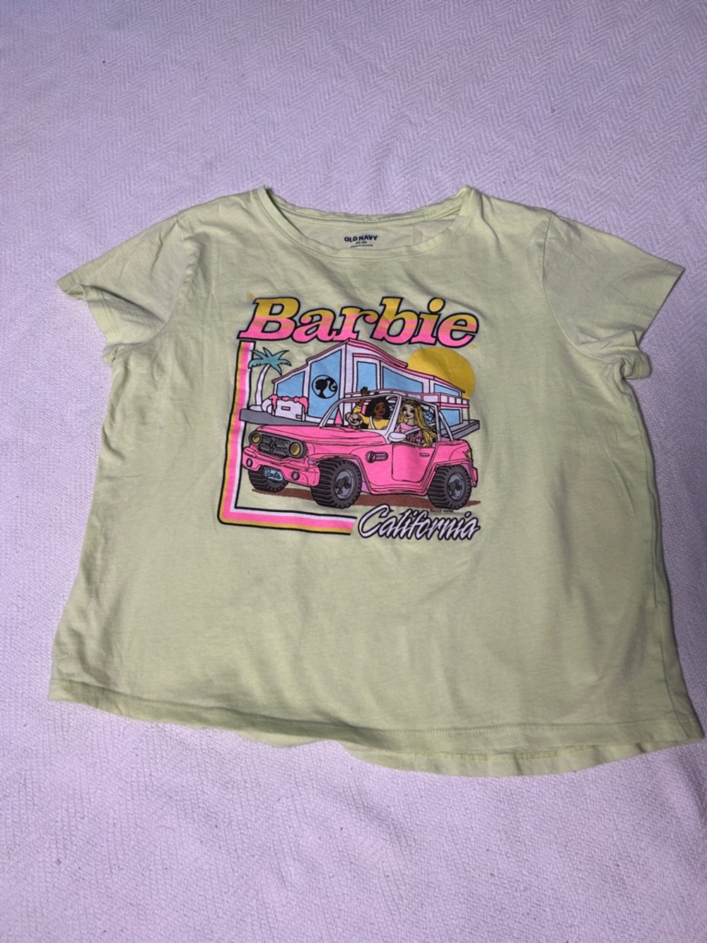 Old Navy Barbie Graphic Tee Girls Size XXL (18)